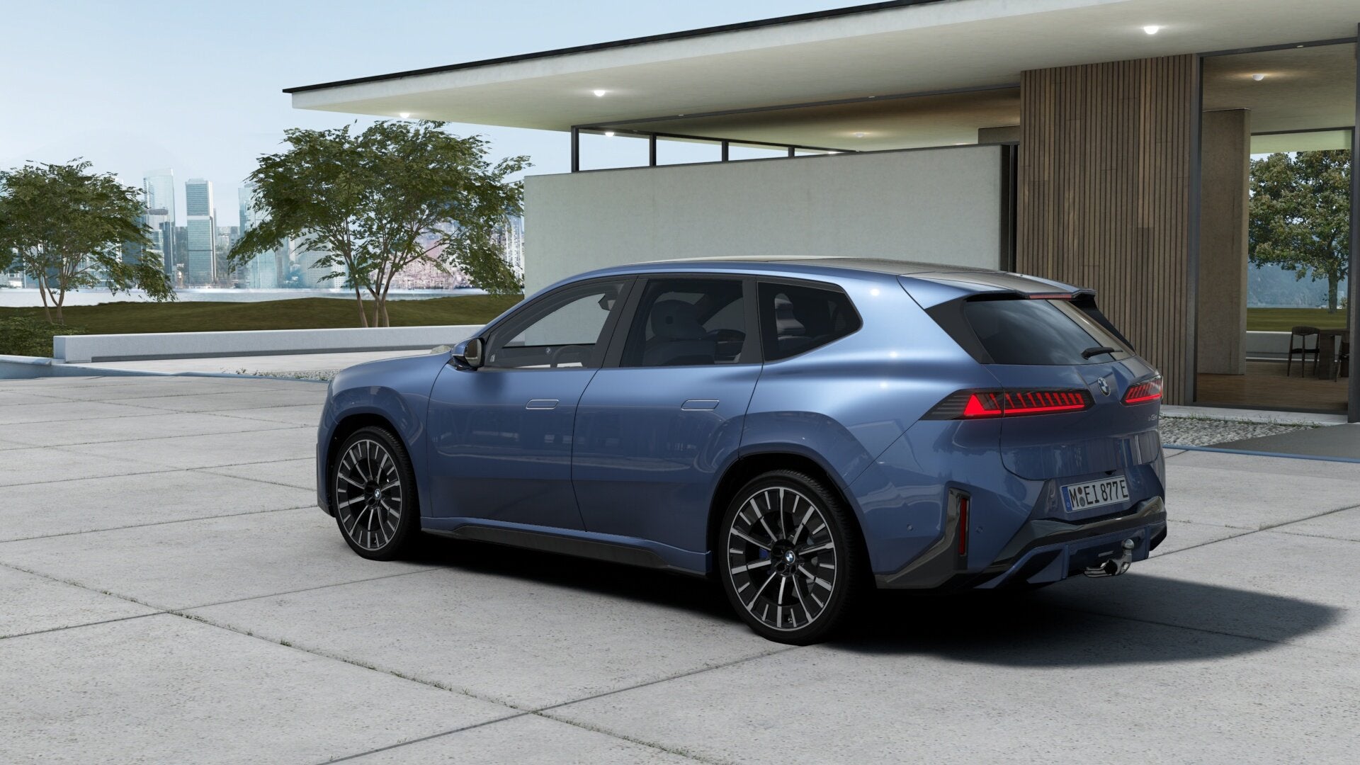 BMW iX3 50 xDrive M Sport / Panoramadak / Trekhaak / Parking, Auto's, Automaat, Dealer onderhouden, Automatische klimaatregeling