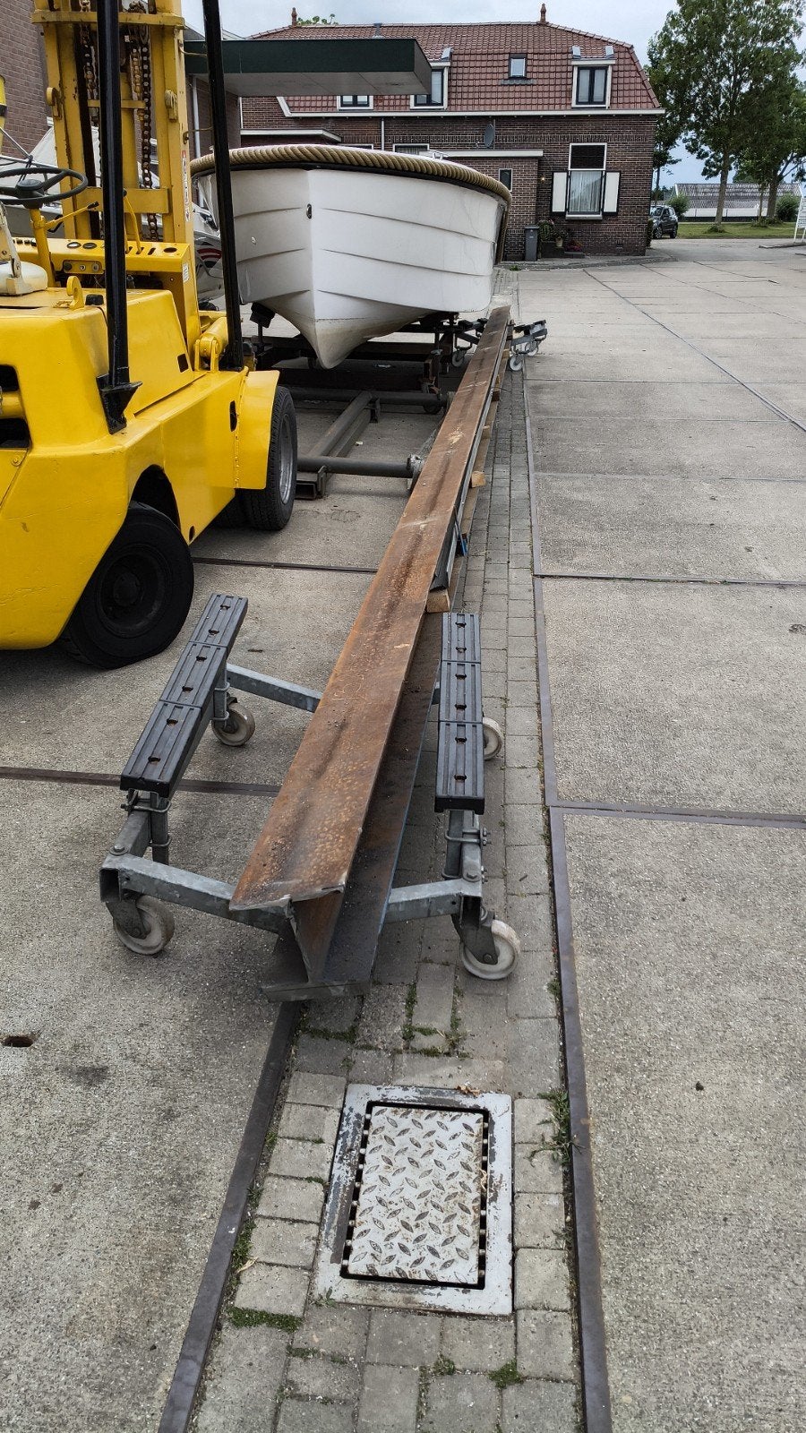 H-balk A  20x20x1100 - 3 stuks - Gebruikt, Doe-het-zelf en Verbouw, Metalen, Ophalen of Verzenden, Gebruikt, IJzer