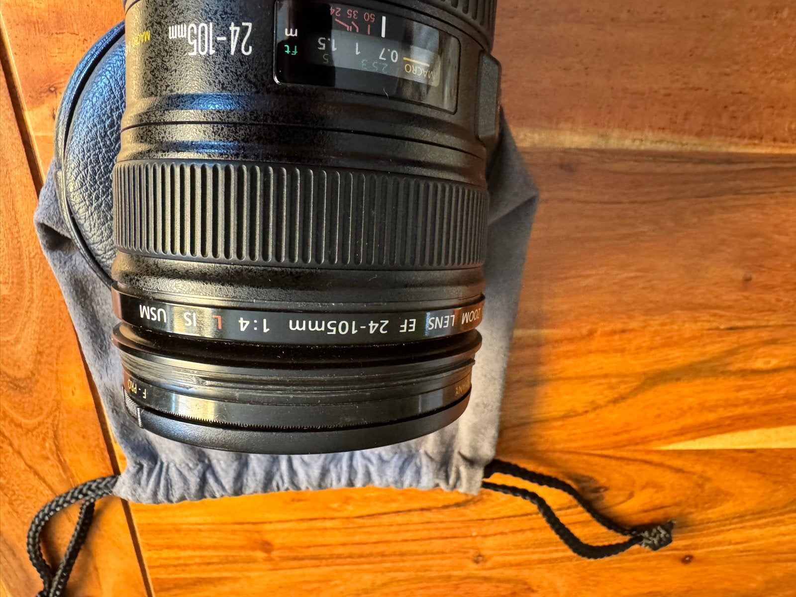 Canon EF 24-105mm f/4 L IS USM Zoomlens met accessoires, Audio, Tv en Foto, Fotografie | Lenzen en Objectieven, Gebruikt, Canon