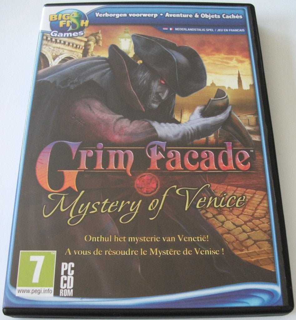 PC Game *** GRIM FACADE *** Mystery of Venice, Puzzel en Educatief, 1 speler, Ophalen of Verzenden, Zo goed als nieuw
