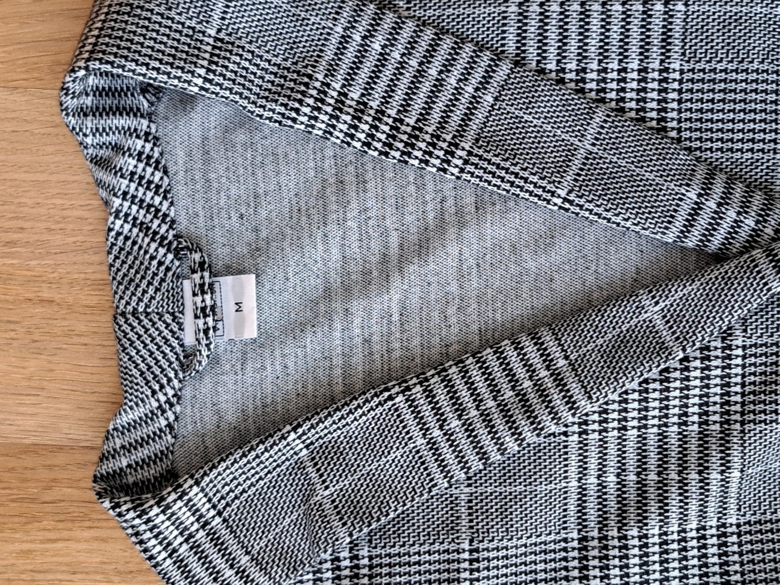 Geruite blazer in zwart-wit, maat M, Maat 38/40 (M), Up2Fashion, Zwart, Ophalen of Verzenden