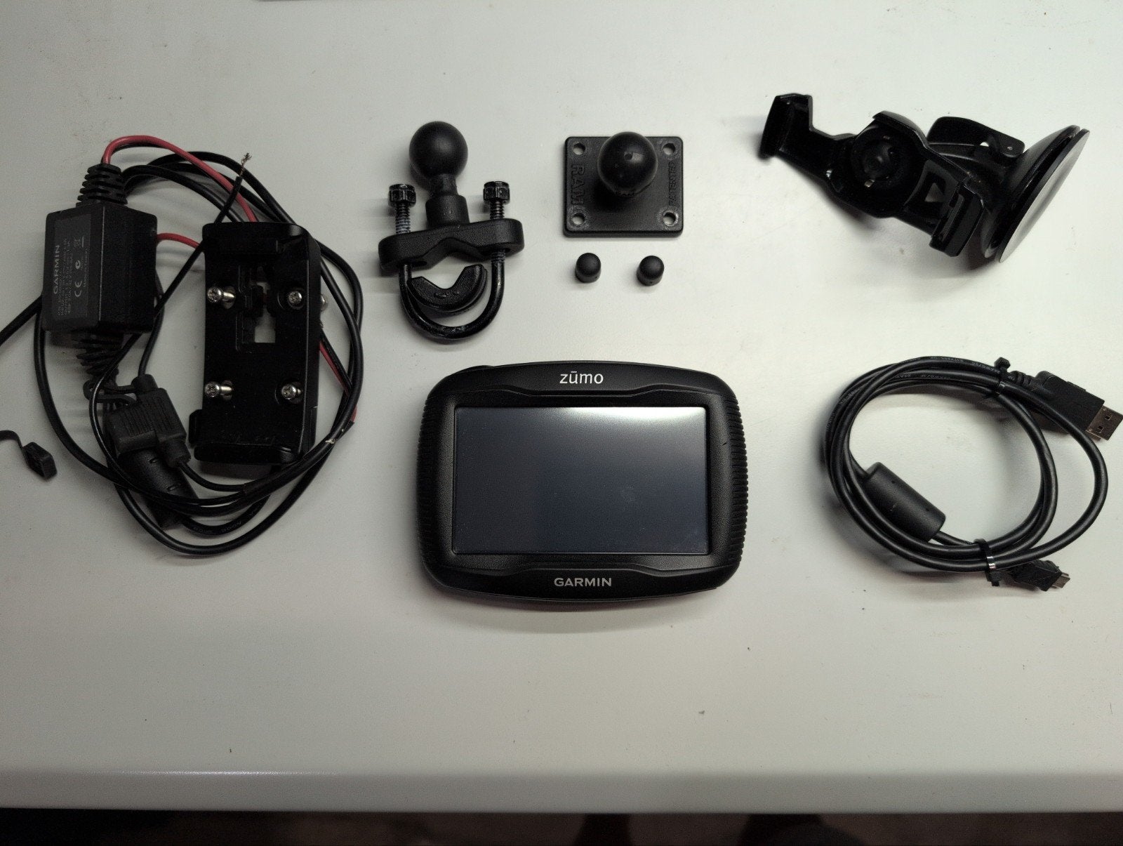 Garmin Zumo 340LM motor navigatie + OnRoute kaarten!, Ophalen of Verzenden