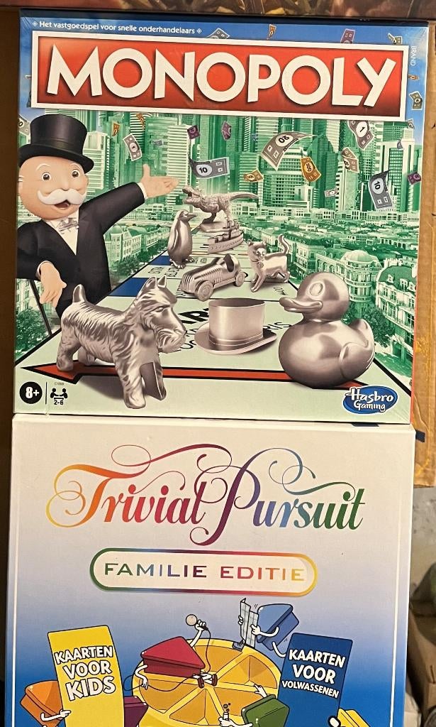 bordspel Monopoly en Trivial Pursuit, Hobby en Vrije tijd, Gezelschapsspellen | Bordspellen, Ophalen of Verzenden, Nieuw, Hasbro