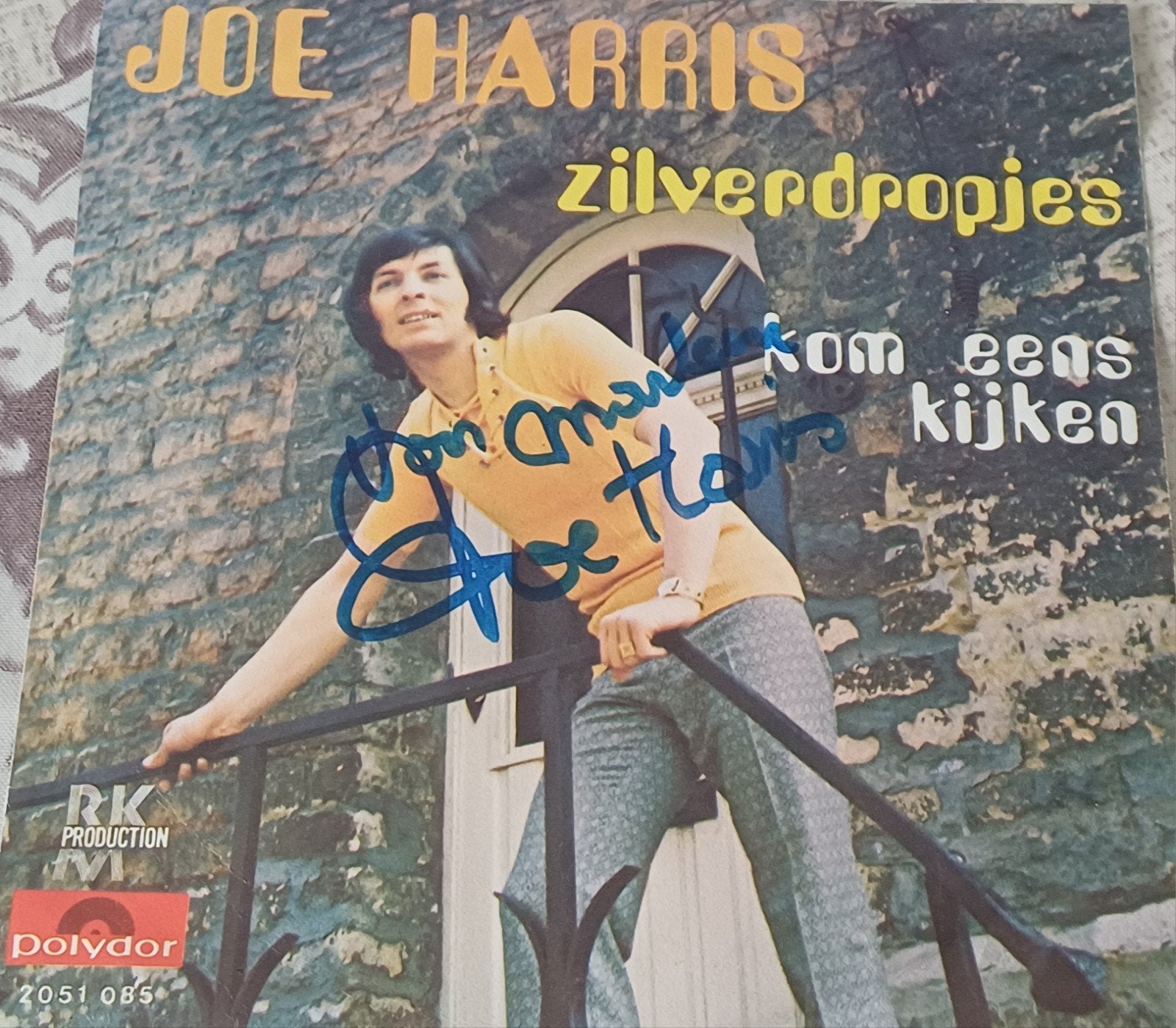 Joe Harris.   Zilverdropjes.   Met Handtekening., Cd's en Dvd's, Overige formaten, 1980 - 1989, Ophalen of Verzenden, Zo goed als nieuw