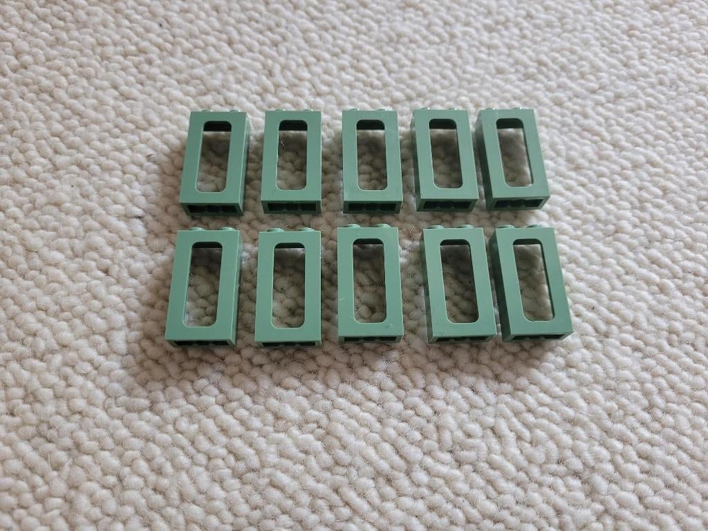 Partij N752=10x Lego trein ramen (Meerdere setjes)