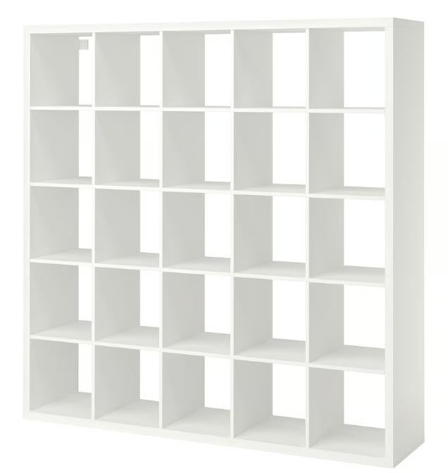 Kallax open kast Ikea 25 vakken (182 x 182), Huis en Inrichting, Kasten | Overige, Ophalen, Zo goed als nieuw