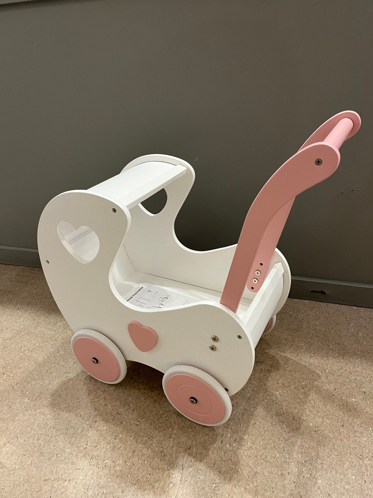Houten Poppenwagen, Info@juffrouw-kwast.nl, Ophalen of Verzenden, Nieuw, Juffrouw Kwast