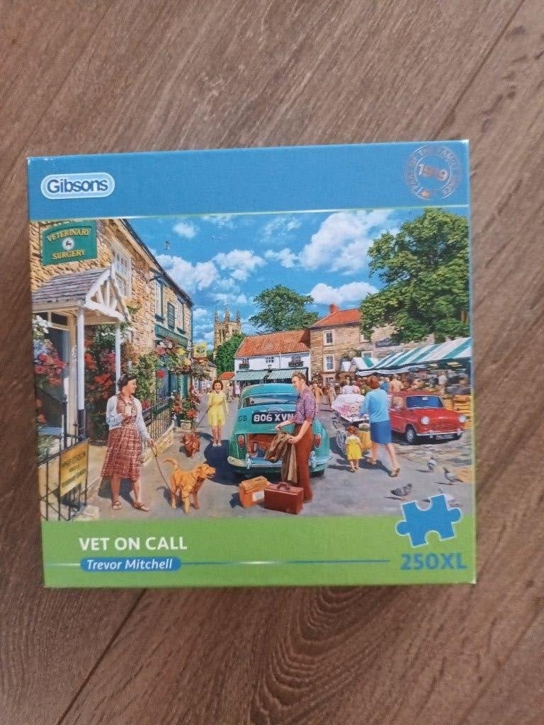 GIBSONS puzzel (Vet on Call) BIG 250 / XL, Ophalen of Verzenden, 500 t/m 1500 stukjes, Gebruikt, Legpuzzel