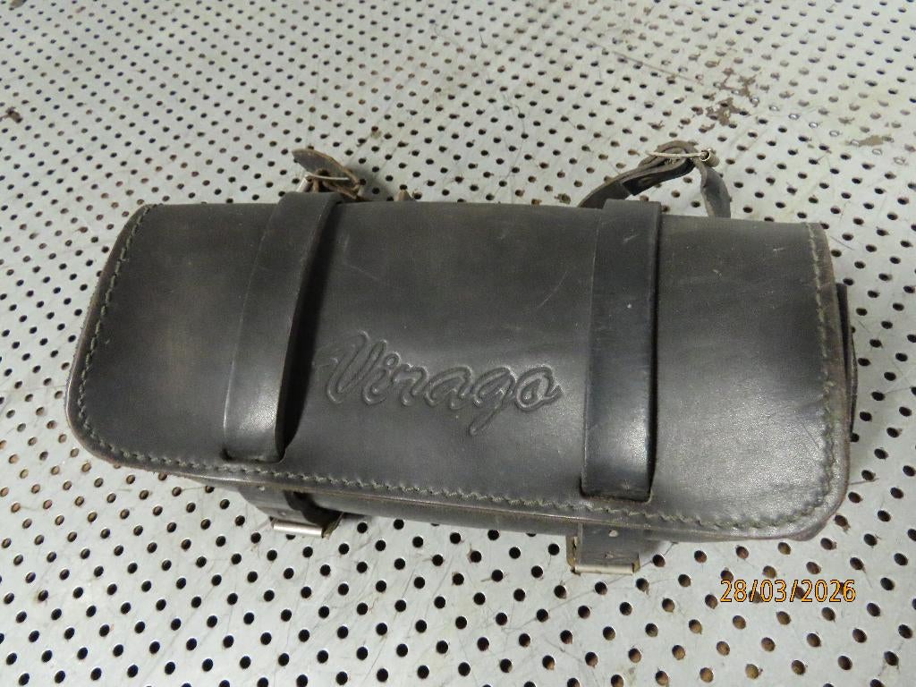 Toolroll / voorvork-tas / gereedschapstas leer VIRAGO Custom, Gebruikt, Ophalen of Verzenden