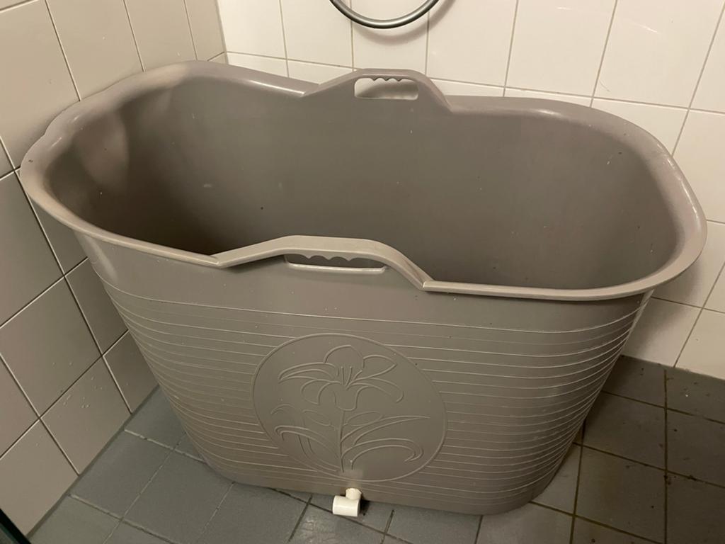 Zitbad Bath Bucket Wim Hof Stijl - Compact en Comfortabel, Ophalen, Gebruikt