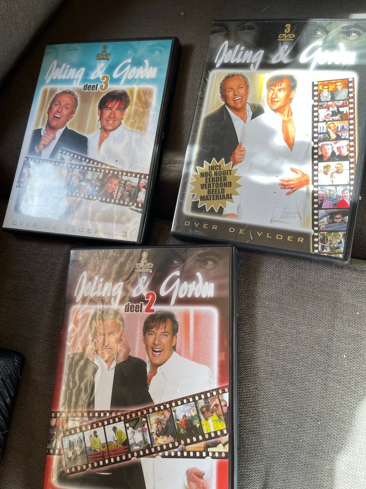 Joling & Gordon Over de Vloer DVD Box (Deel 1, 2 & 3), Cd's en Dvd's, Alle leeftijden, Gebruikt, Bonusmateriaal, Ophalen of Verzenden