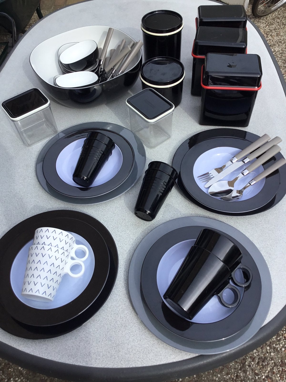 Camping Servies - 4 Personen, Ophalen of Verzenden
