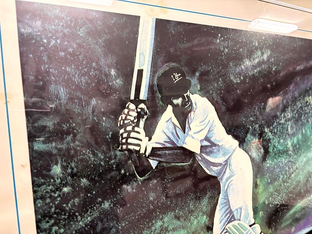 René Broné  'Playing Cricket at Sunset' (1984) - Gesigneerd, Antiek en Kunst, Ophalen
