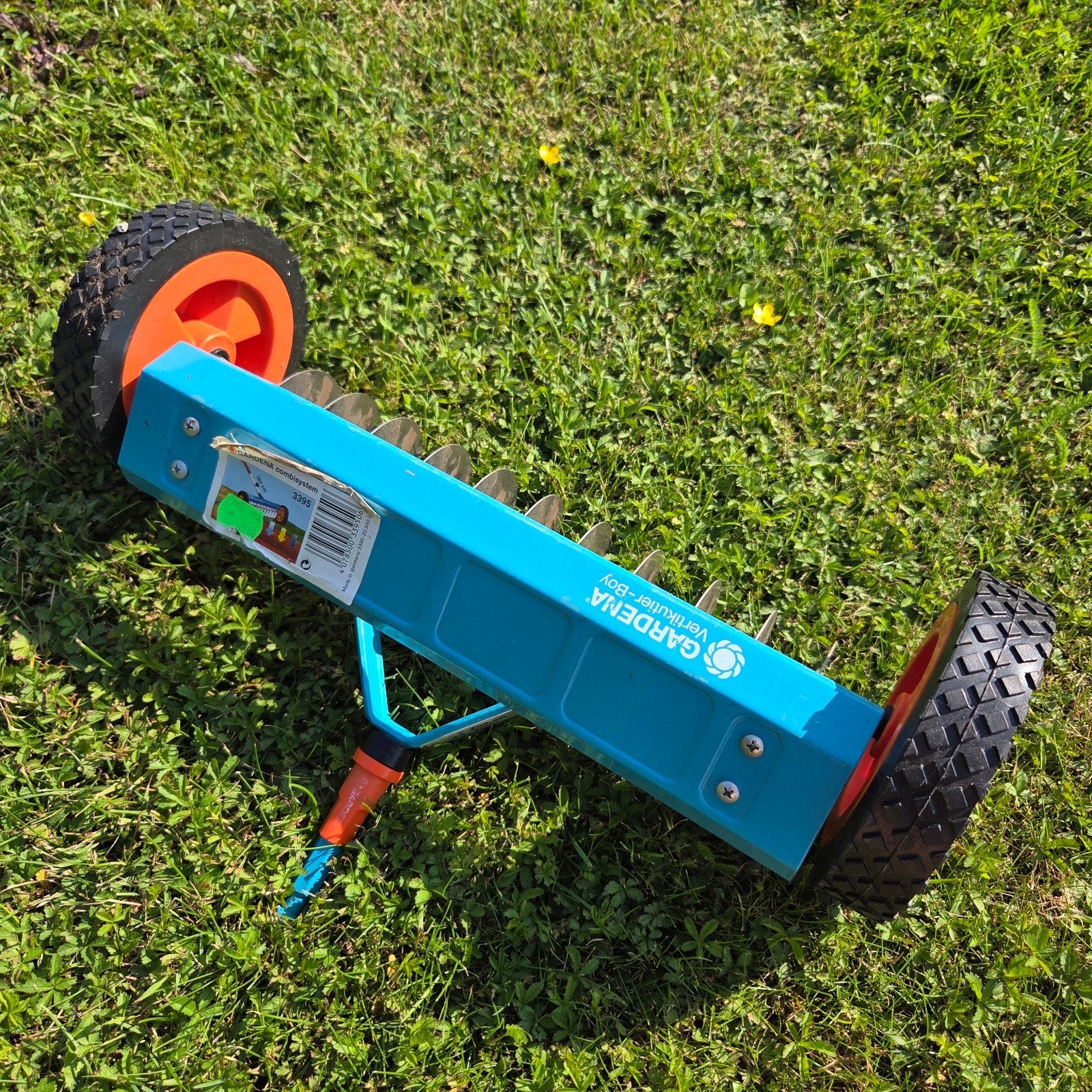 Verticuteerroller verticuteer boy Combisysteem, Tuin en Terras, Verticuteermachines, Zo goed als nieuw, Ophalen of Verzenden