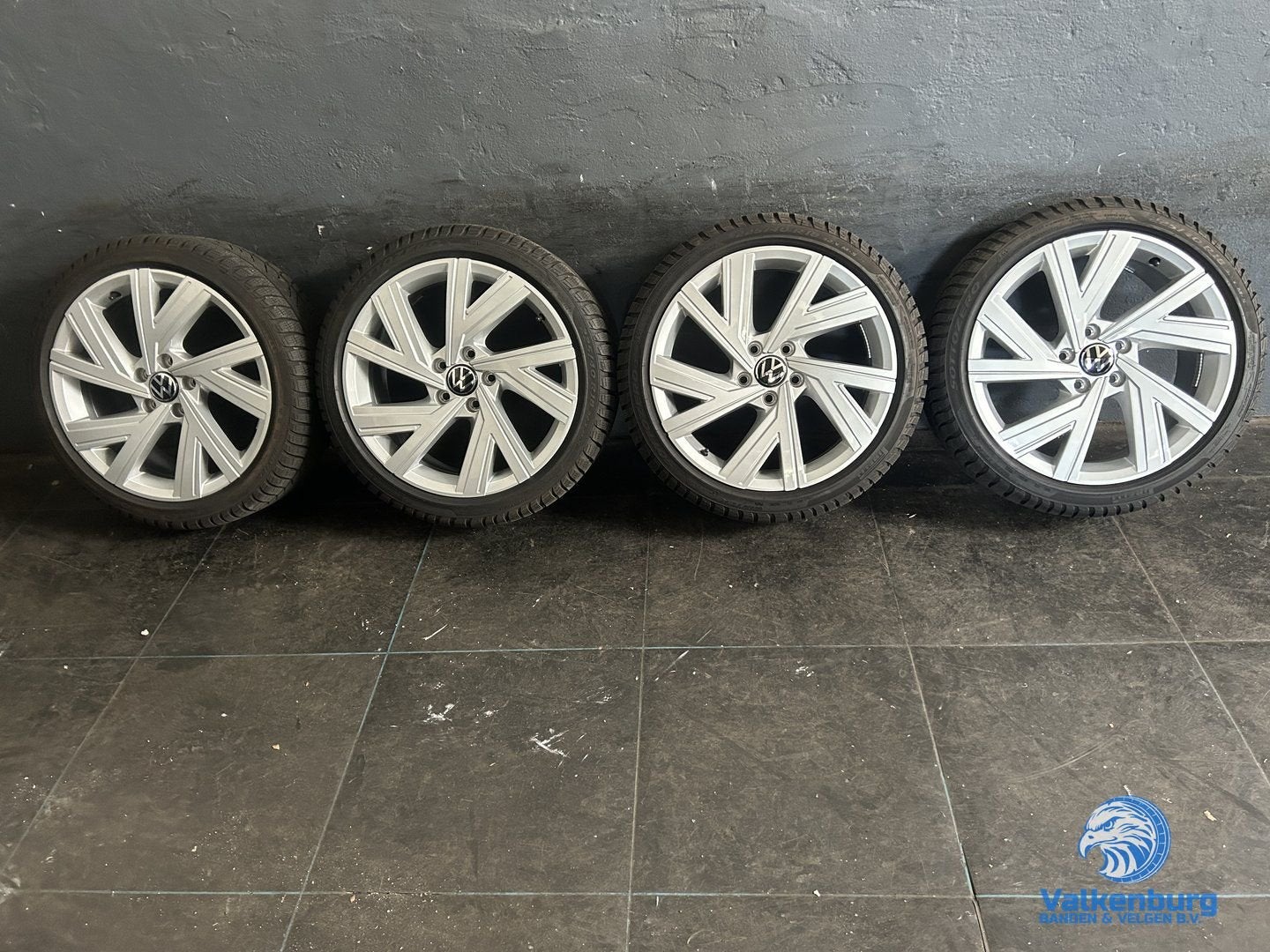 7-8mm! Originele VW Golf 8 GTI 5H Bergamo 18 inch velgen 5x1, 18 inch, Gebruikt, -, -