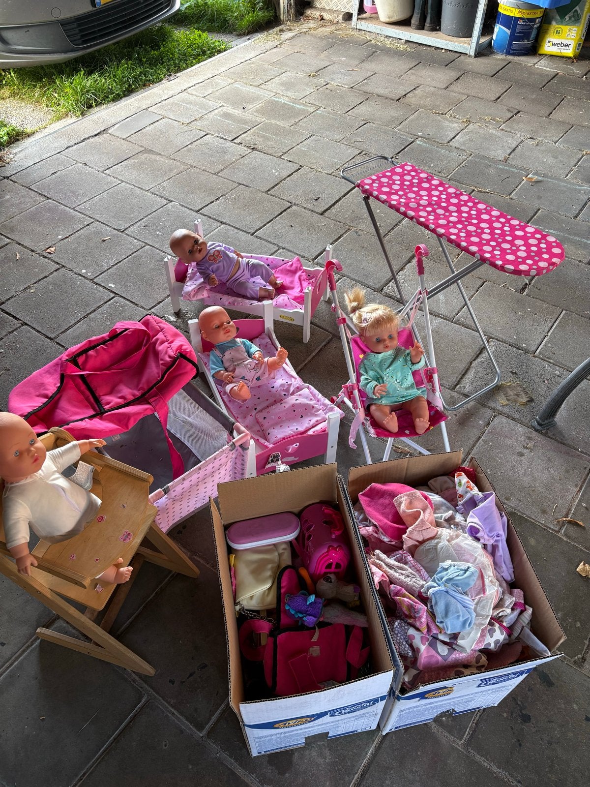 Baby Born Babypop met Kleding en Toebehoren, Kinderen en Baby's, Ophalen, Gebruikt, Babypop