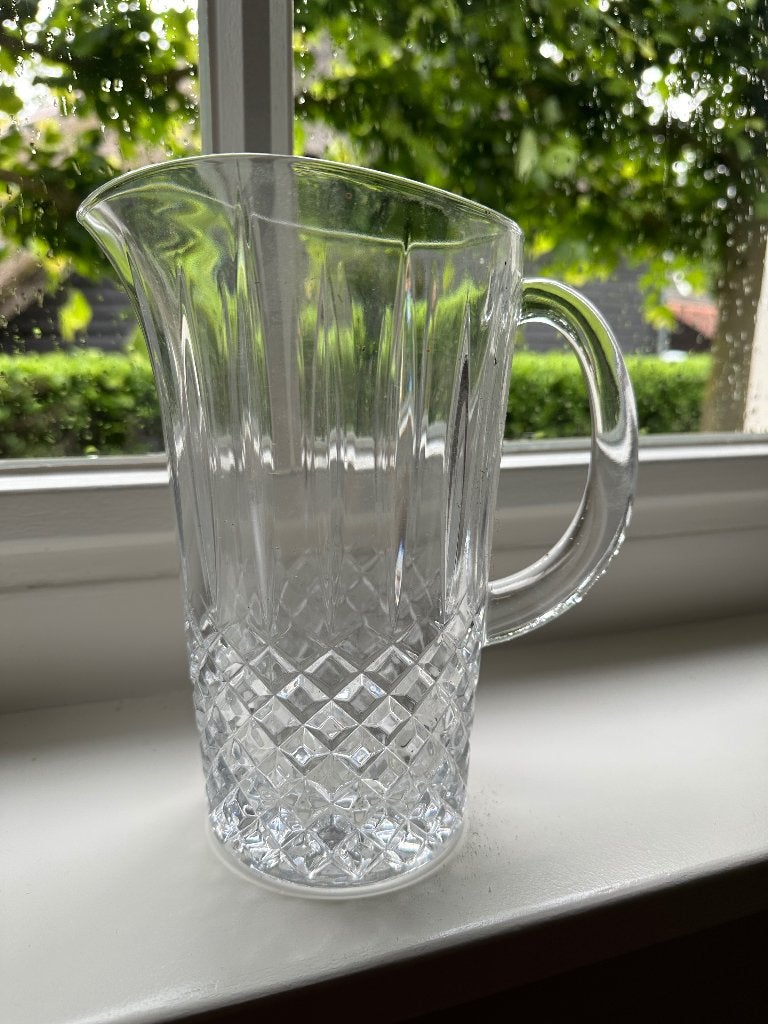 Kristallen waterkan, Antiek en Kunst, Antiek | Glas en Kristal, Ophalen