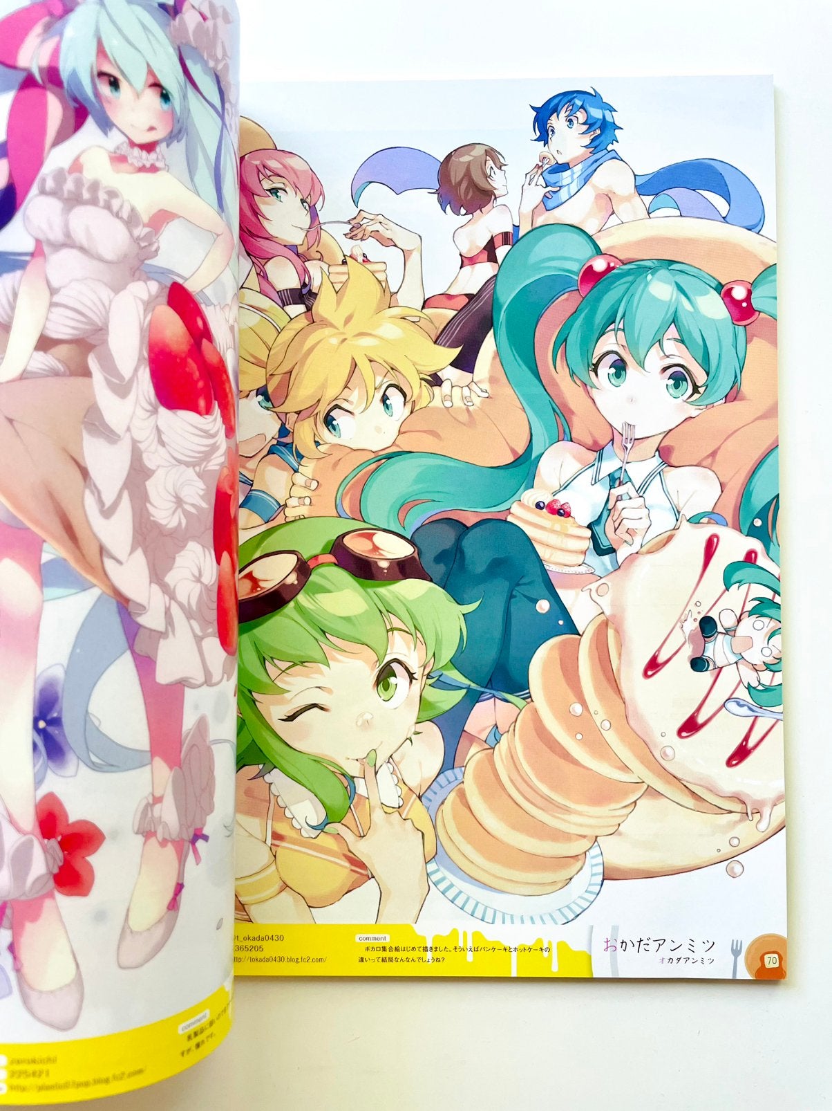 Vocaloid pancake anime artbook - Hatsune miku, Kagamine, Ophalen of Verzenden, Nieuw