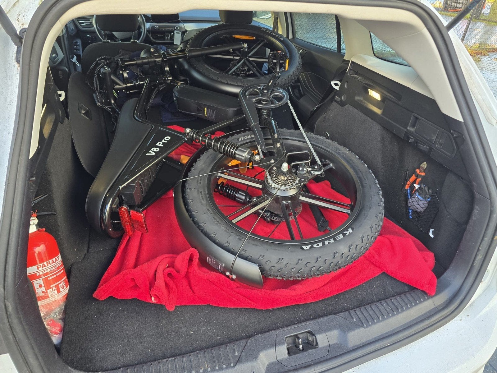 Fatbike V8 Pro 3 kleur Zwart Muisgrijs & Nardo + accu garant, Overige merken, -, -, Nieuw