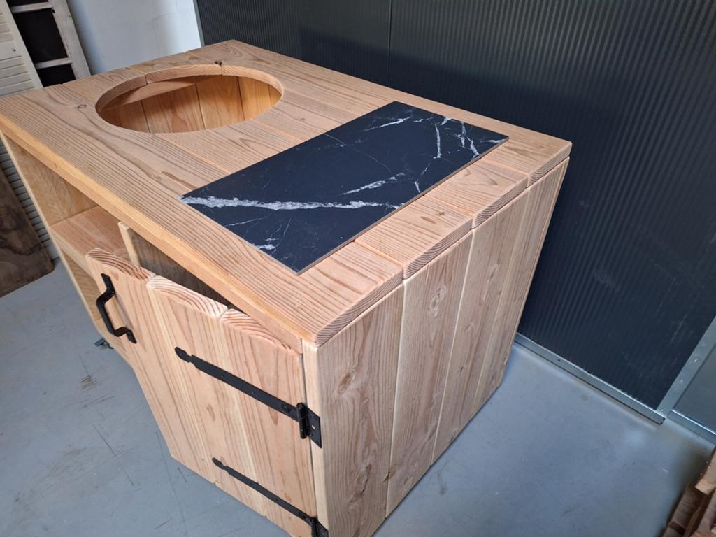 Douglas buitenkeuken Kamado basterd Green Egg
Pizza oven
🥩, Ophalen of Verzenden, Nieuw, Houtskool
