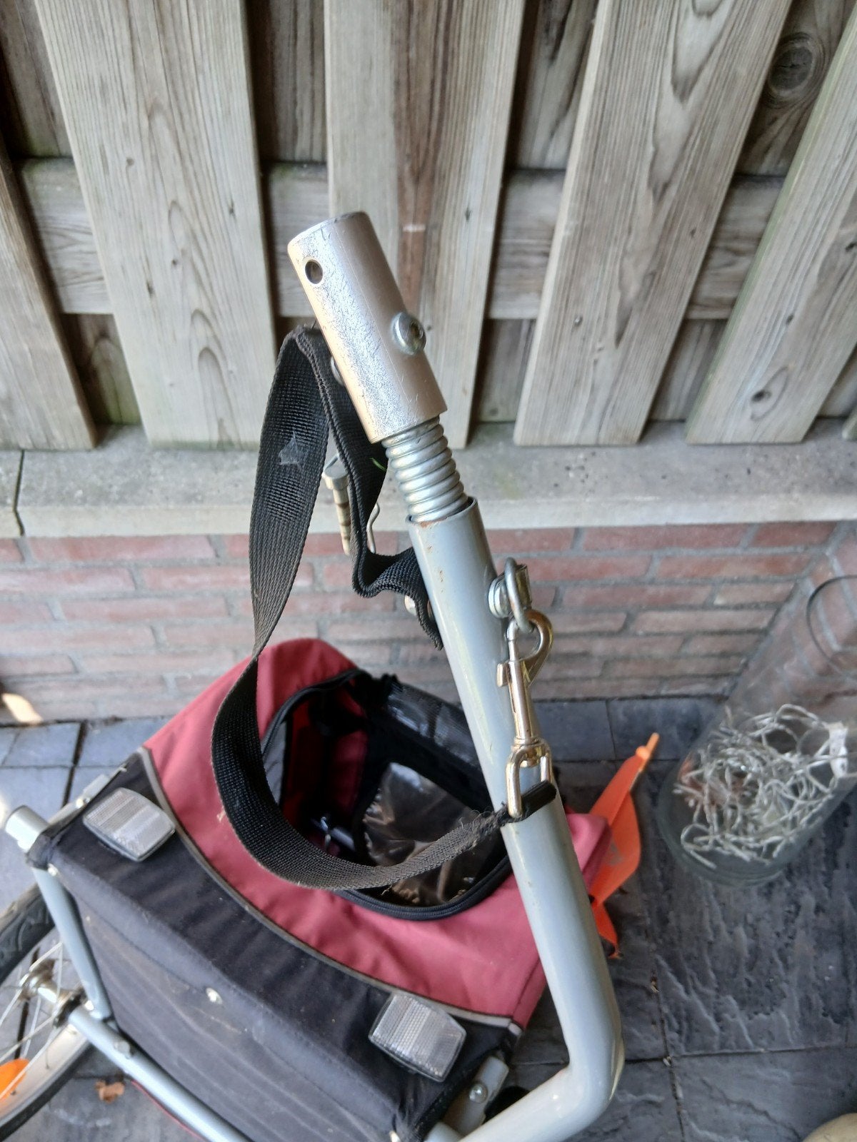 hondenkar, Dieren en Toebehoren, Honden-accessoires, Ophalen, Gebruikt, Hondenfietskar
