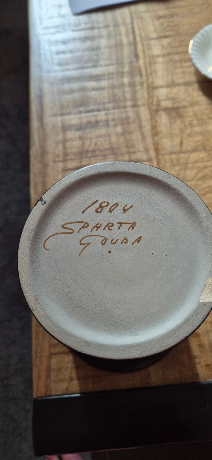 Sparta Gouda vaas - Uniek handgeschilderd design, Ophalen of Verzenden