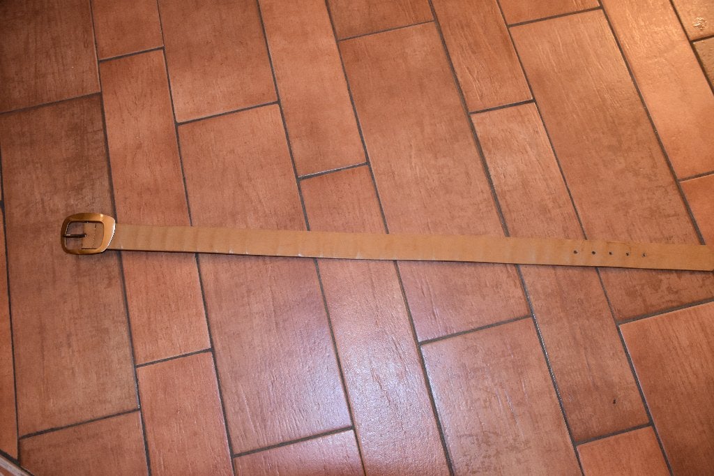 Camelkleurige riem, Minder dan 80 cm, Tailleriem, Ophalen of Verzenden, Zo goed als nieuw