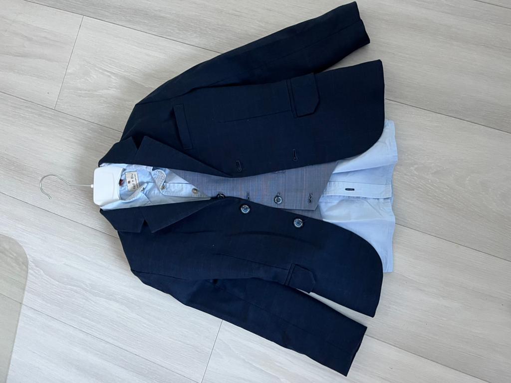 Gympset: colbert, gilet en blouse, Ophalen of Verzenden, Zo goed als nieuw, Jongen