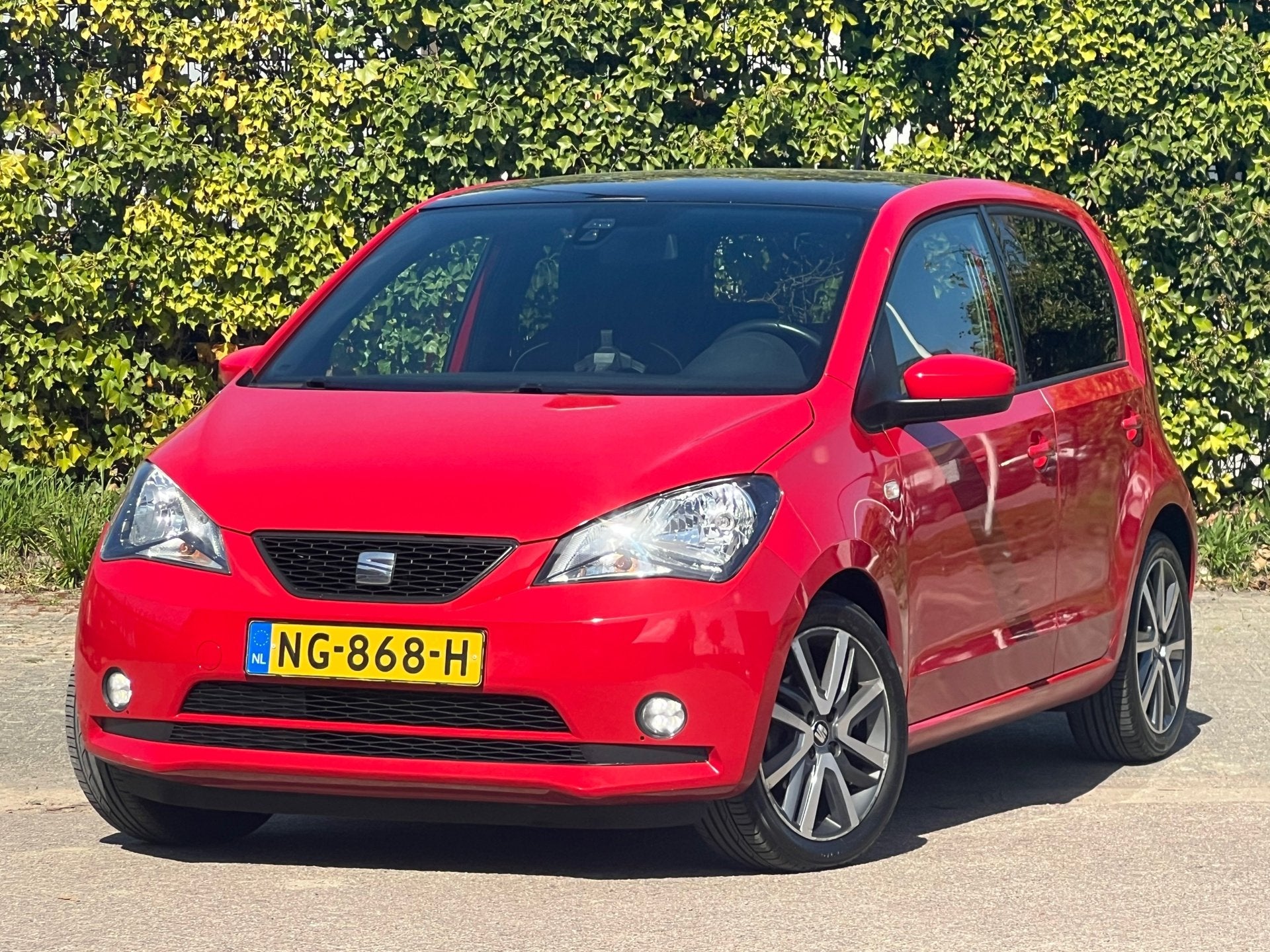Seat Mii 1.0 FR-line | Tornado Red | Airco/Bluetooth/LED - L, Voorwielaandrijving, Stof, Gebruikt, Euro 6