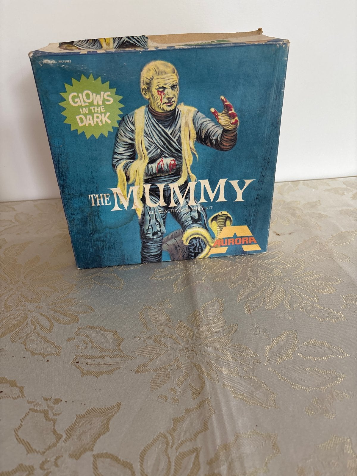 Vintage Aurora The Mummy Glows in the Dark Model Kit, Ophalen of Verzenden, Zo goed als nieuw, Groter dan 1:35, Figuur of Figuren