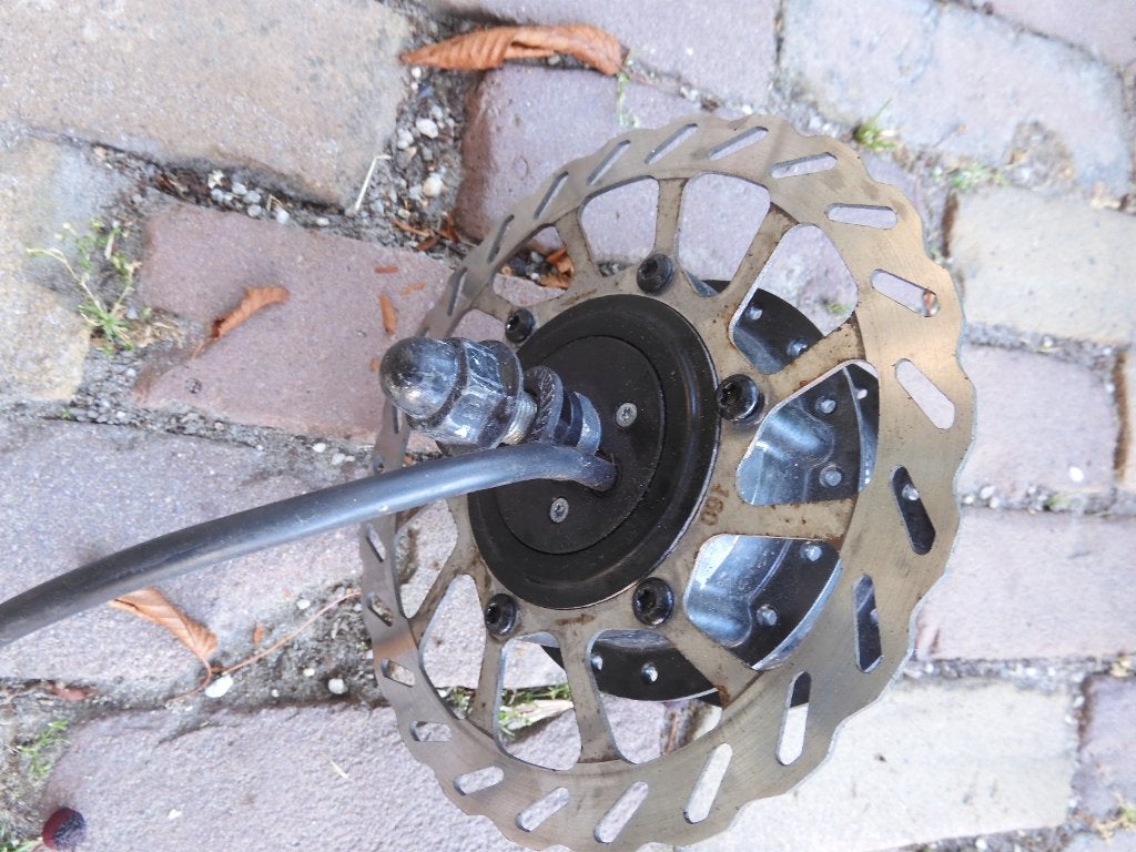 Achterwielmotor tenways CGO 800 met belt, Elektrische fiets, Gebruikt, Ophalen of Verzenden, Motor