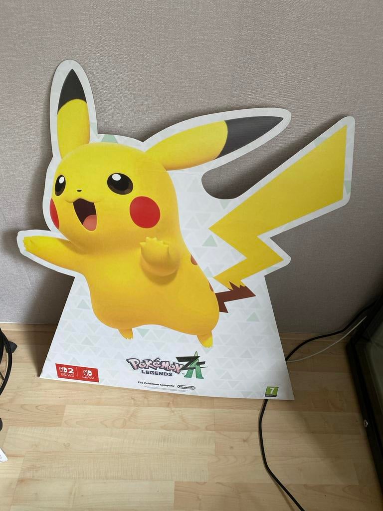Pikachu Kartonnen Display Pokémon Legends: Arceus, Verzamelen, Posters, Zo goed als nieuw, Ophalen of Verzenden