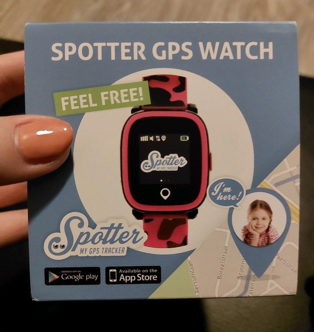 Spotter GPS watch - GPS horloge voor kinderen, Ophalen of Verzenden, Zo goed als nieuw, Spotter, Roze