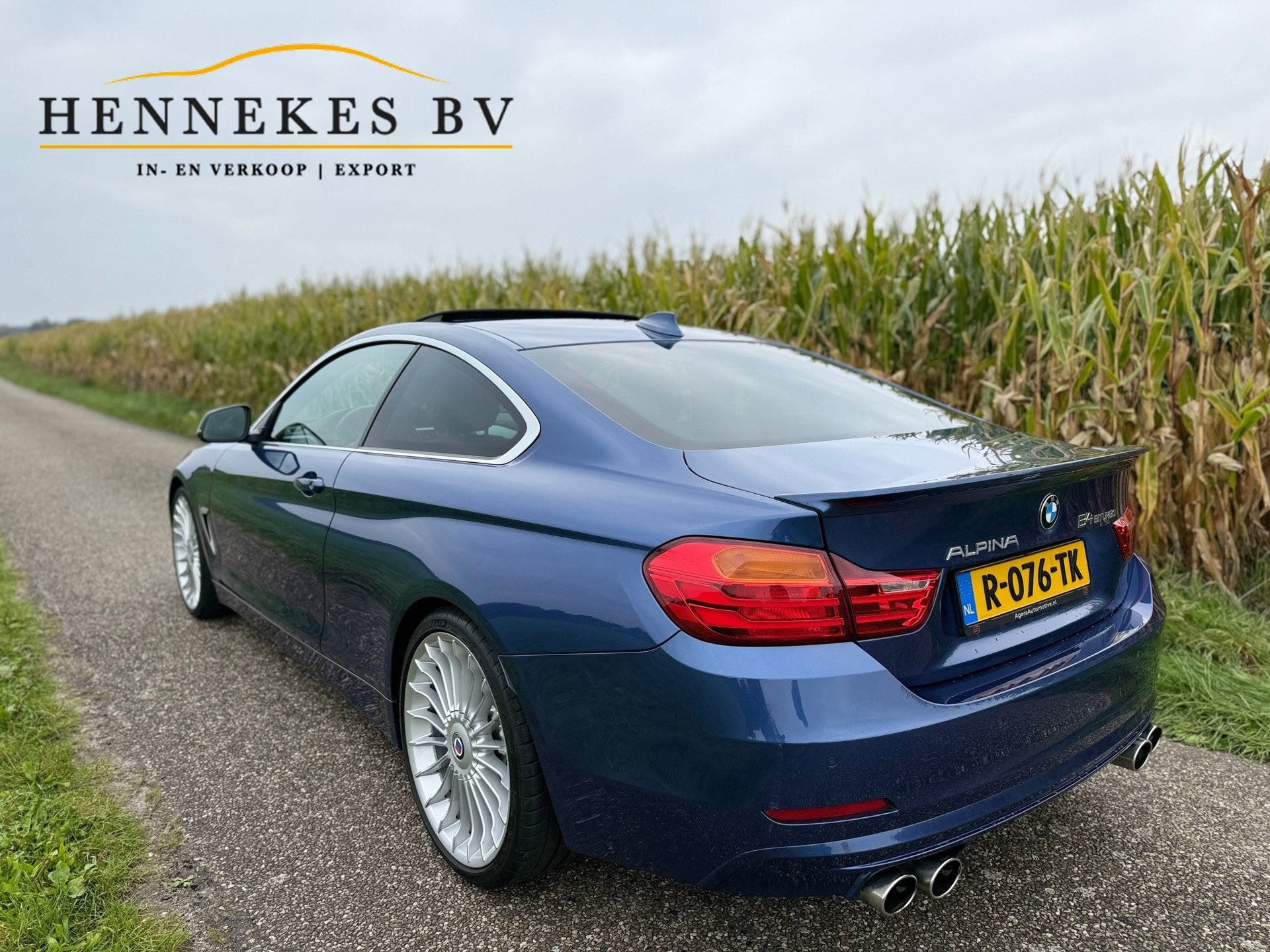BMW ALPINA B4 410PK NR:137 INDIVIDUAL Akrapov, Auto's, Alpina, Automatische klimaatregeling, Vierwielaandrijving, 6 cilinders