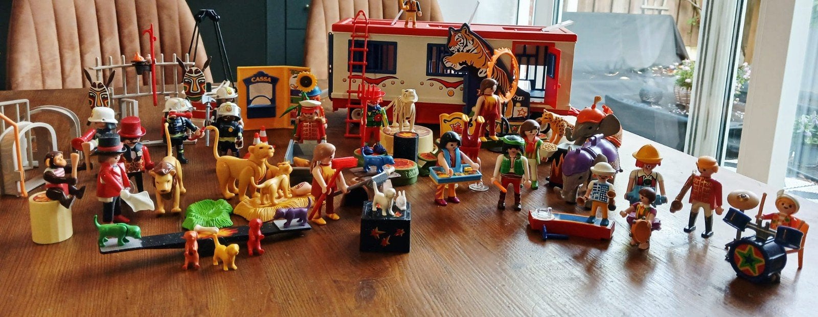 Grote Playmobil Circus Collectie met Figuren en Dieren, Kinderen en Baby's, Ophalen, Gebruikt, Complete set, Overige typen