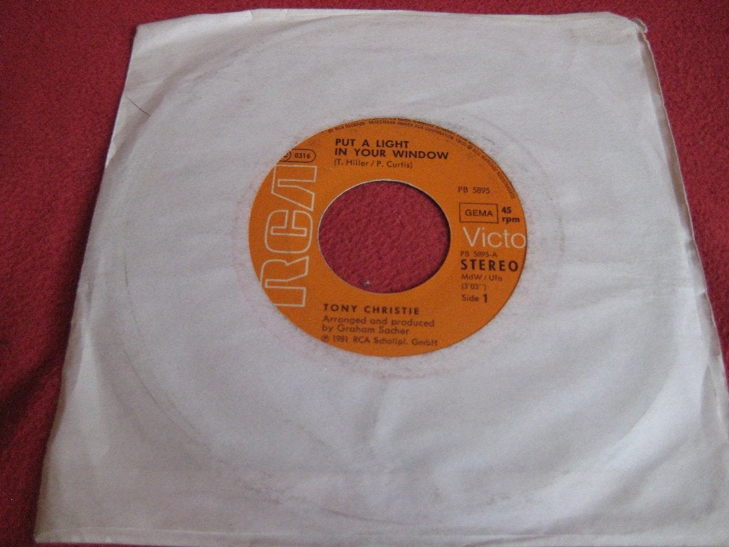 Tony Christie: Put a light in your window, Ophalen of Verzenden, Zo goed als nieuw, Pop