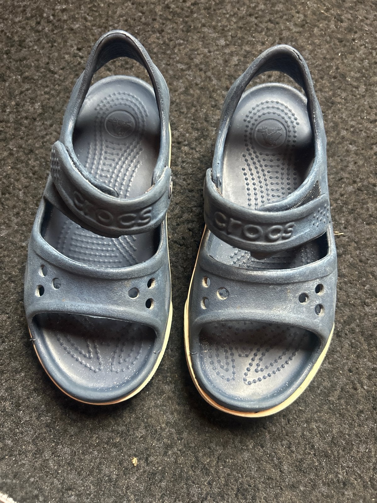 Crocs sandalen maat 11 (ongeveer 28) blauw, Kinderen en Baby's, Kinderkleding | Schoenen en Sokken, Ophalen of Verzenden, Gebruikt