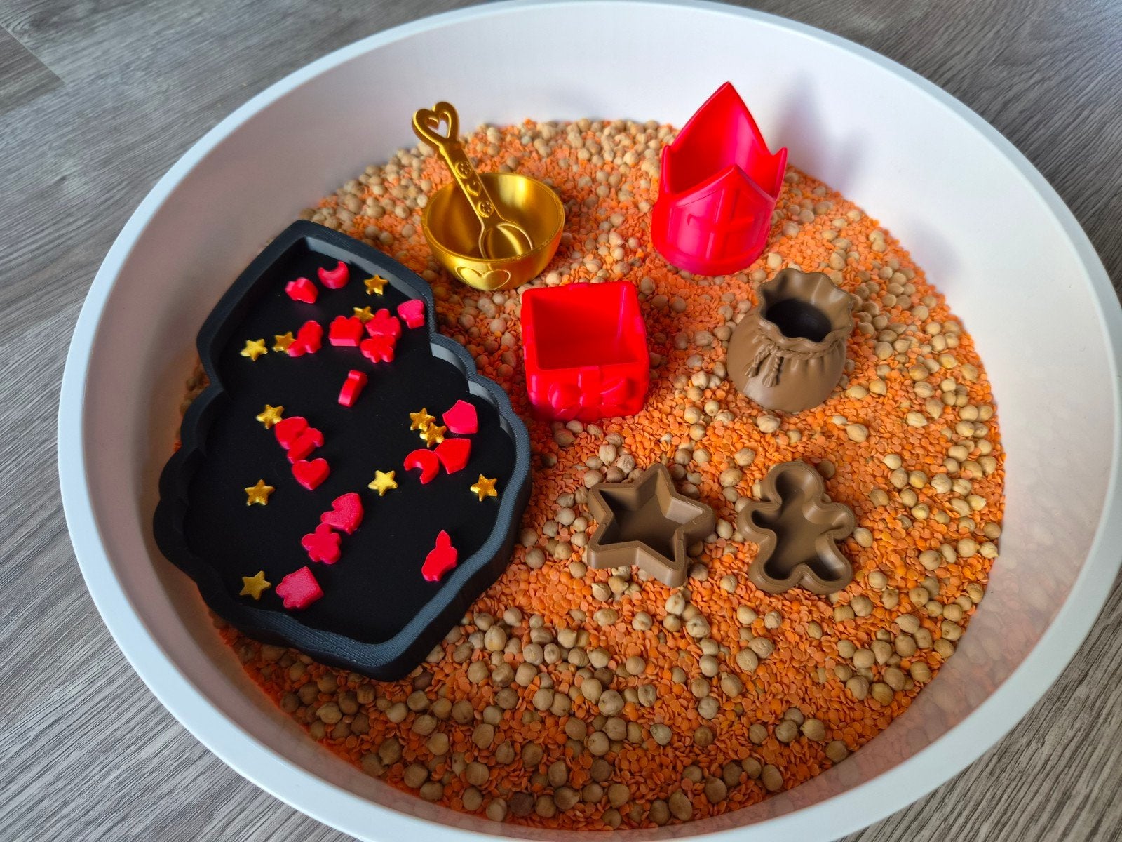 sinterklaas Sensorische Speel Set - Montessori Speelgoed, Kinderen en Baby's, Ophalen of Verzenden, Nieuw, Knutselen