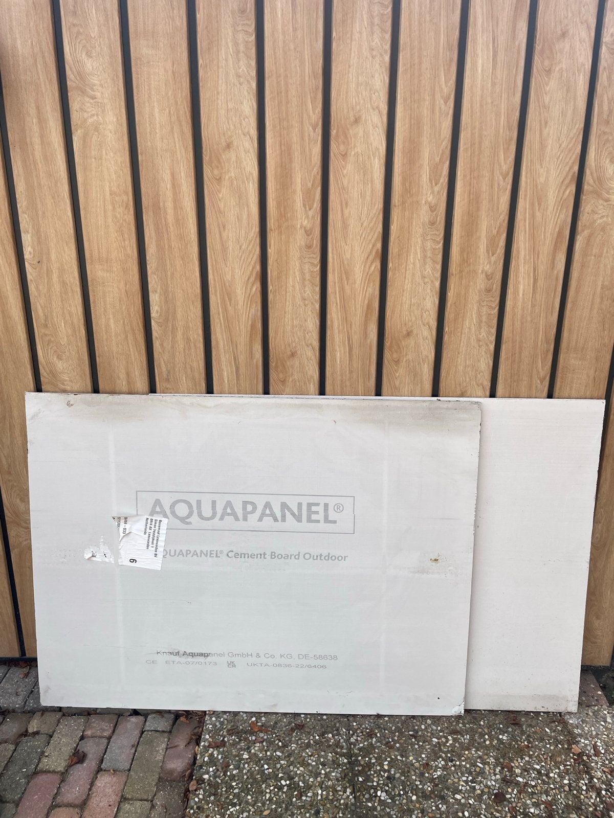 2x Aquapanel Cement Board Outdoor 120x90 cm, Doe-het-zelf en Verbouw, Ophalen, Gebruikt, Overige materialen, Minder dan 20 mm