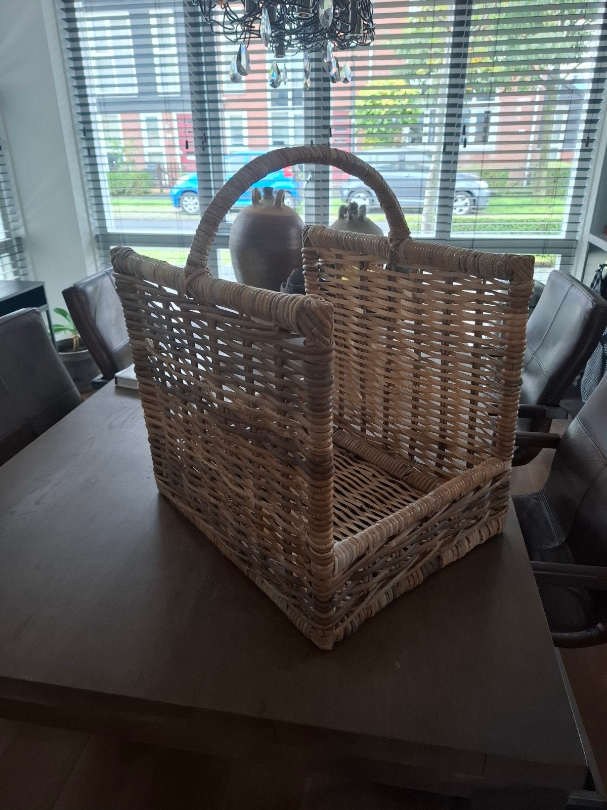 houtmand of lectuurmand, Ophalen, Gebruikt, Overige vormen, Riet