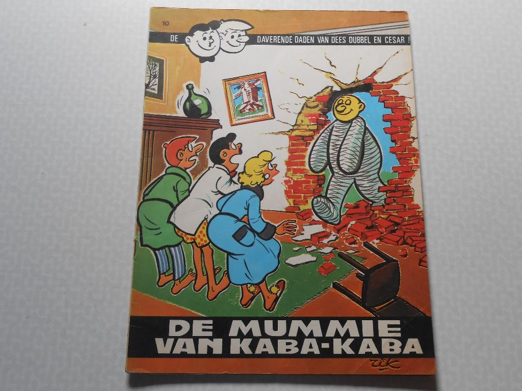 Dees dubbel en cesar 10 De mummie van Kaba-Kaba 1967 1 ste, Boeken, Stripboeken, Gelezen, Eén stripboek, Ophalen of Verzenden
