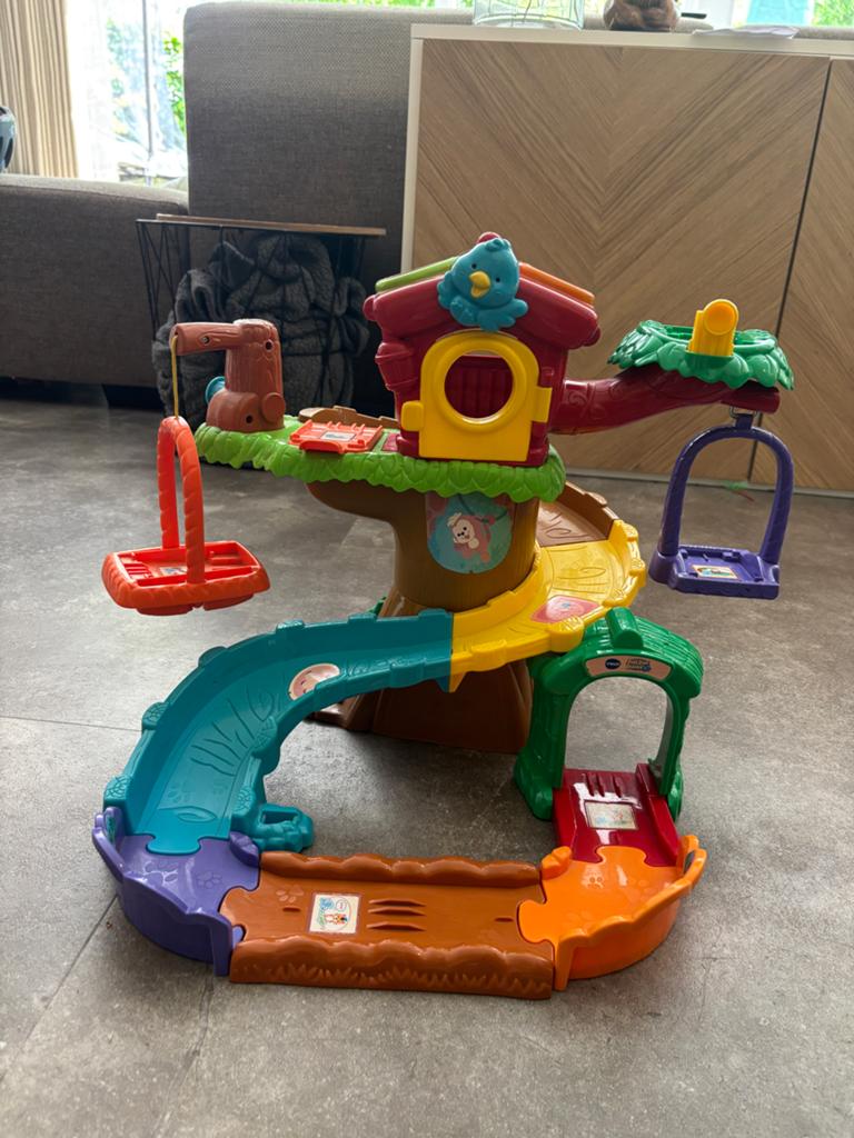 VTech Zoef Zoef Dieren Boomhut met 11 Dieren, Ophalen of Verzenden, Gebruikt, Overige typen, Met licht