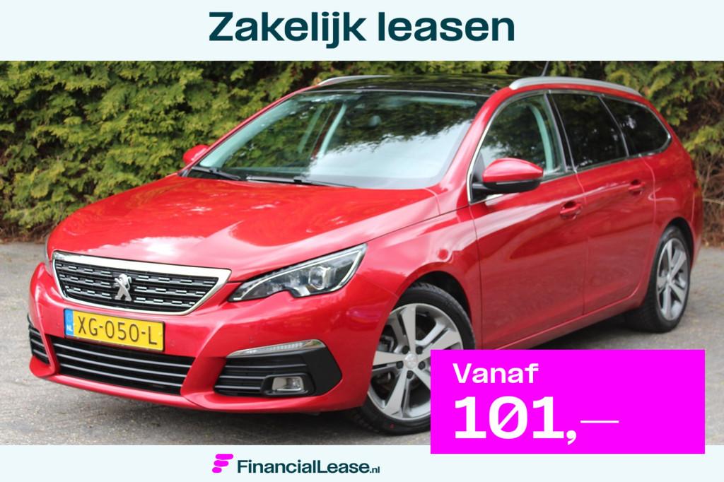 Peugeot 308 SW 1.2 PureTech Blue Lease Premium 110PK | Leder, Voorwielaandrijving, Gebruikt, 1199 cc, 3 cilinders