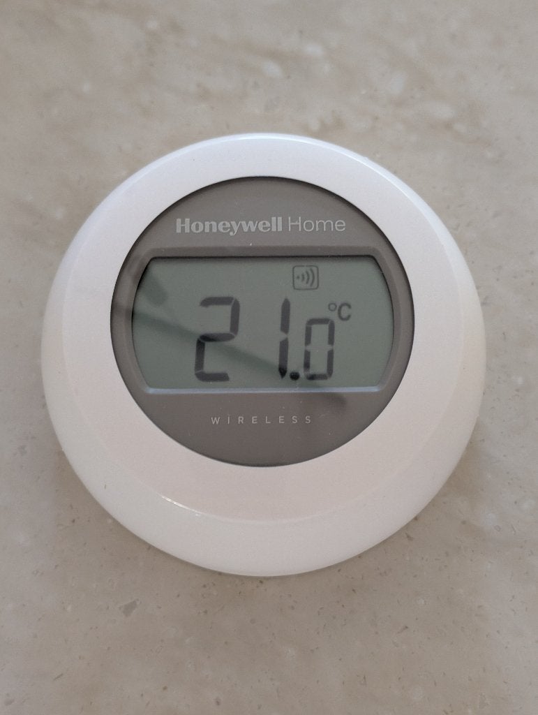 Honeywell Round Wireless thermostaat T87RF2025, Ophalen of Verzenden, Zo goed als nieuw