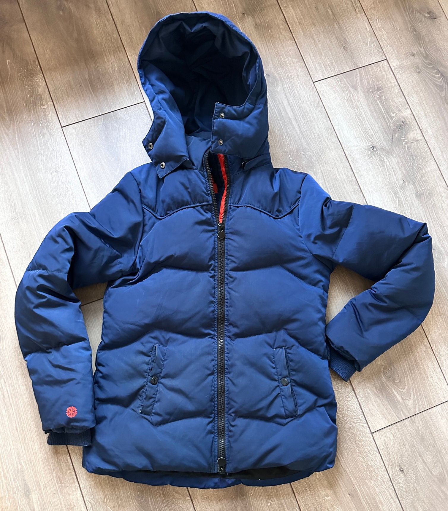 ZGAN Blauwe jas van Bjorn Borg maat M - heel leuk!, Kleding | Dames, Jassen | Winter, Ophalen of Verzenden, Zo goed als nieuw