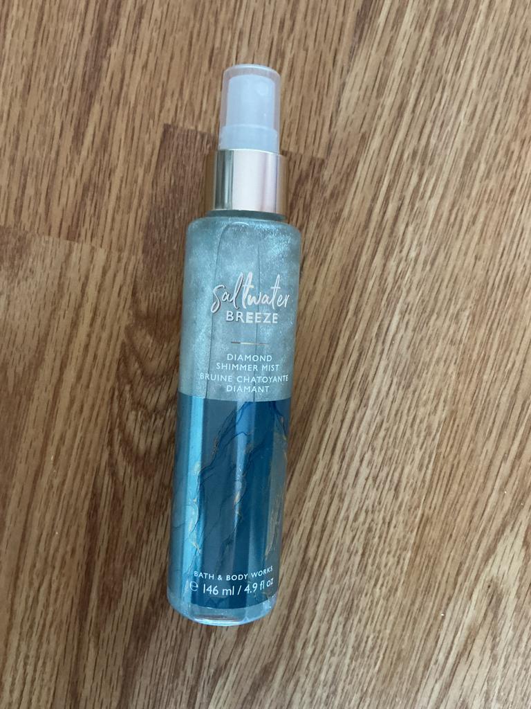 Bath & Body Works Saltwater Breeze Diamond Shimmer Mist, Ophalen of Verzenden, Zo goed als nieuw