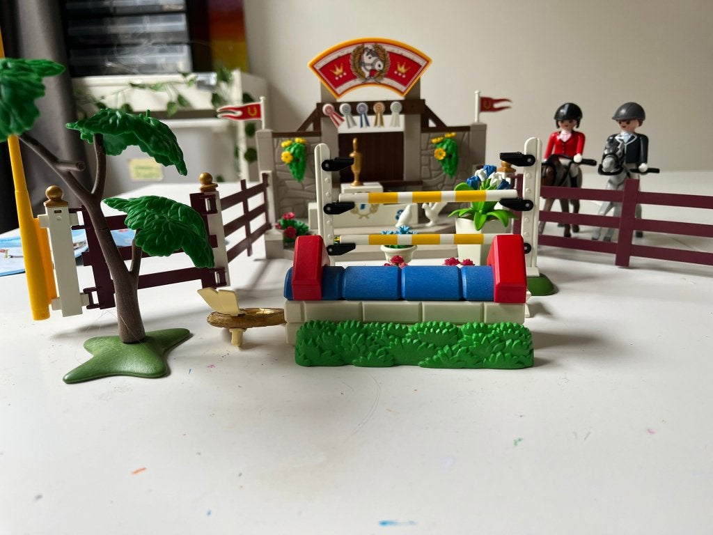 Playmobil Jumping Paardenshow set nr 5224, Ophalen, Gebruikt, Gebouw, Complete set
