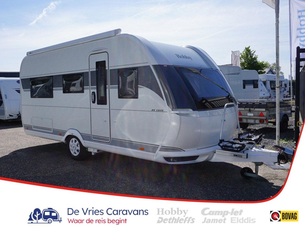 Hobby De Luxe 460 LU Aparte bedden,Vloerverwar, Rondzit, Hobby, Bedrijf, 4 tot 5 meter