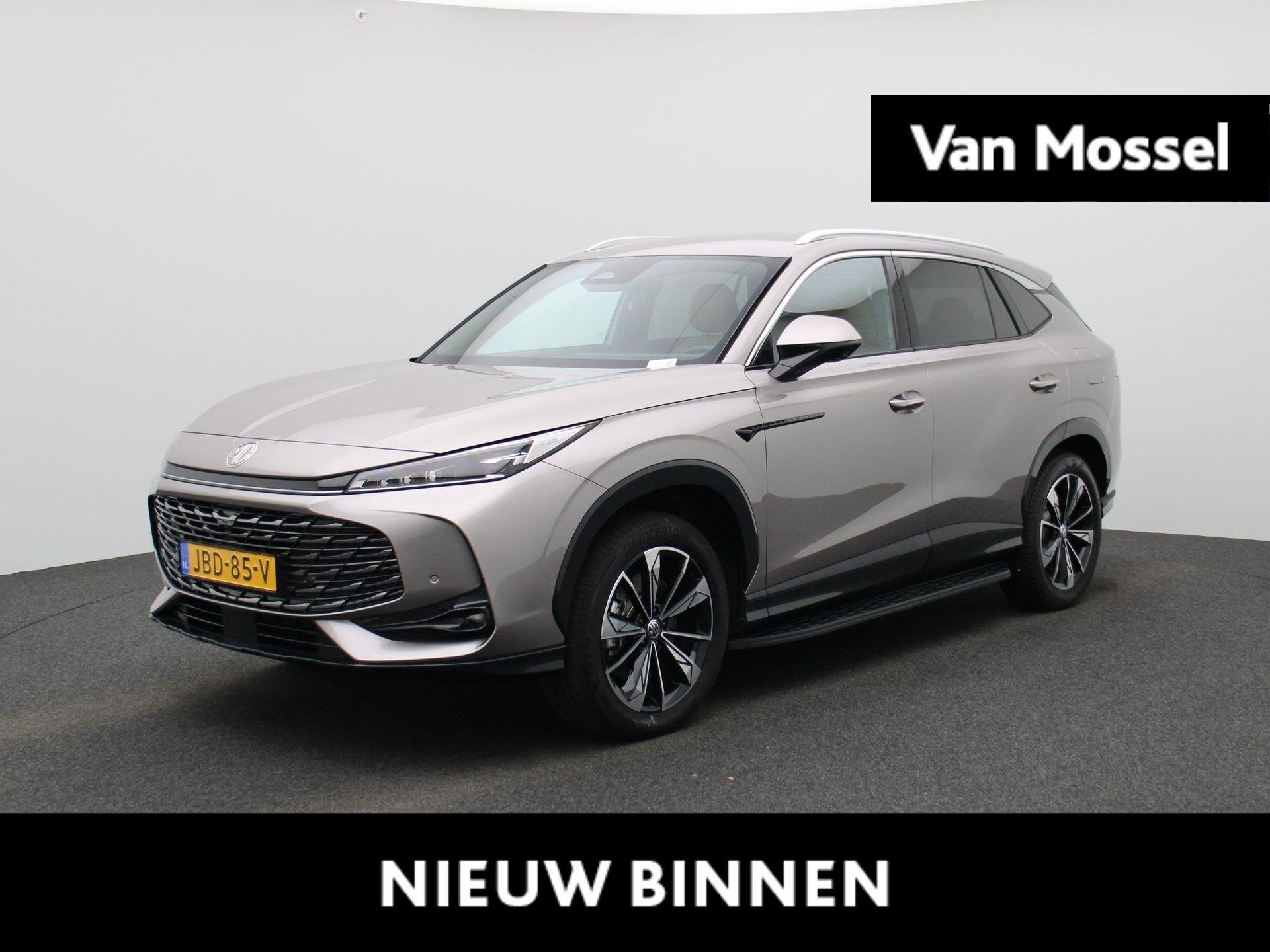 MG HS PHEV 1.5 Luxury | Leder | Apple Carplay/Android Auto |, Auto's, 12 maanden, Stof, Gebruikt, Euro 6