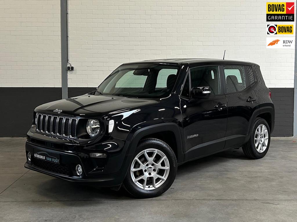 Jeep Renegade 1.0T Apple, Android, pdc, climate ect., Voorwielaandrijving, Parkeersensor, Stof, Zwart